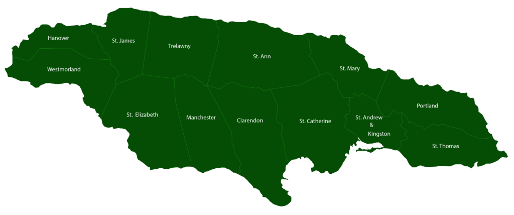 Map of Jamaica