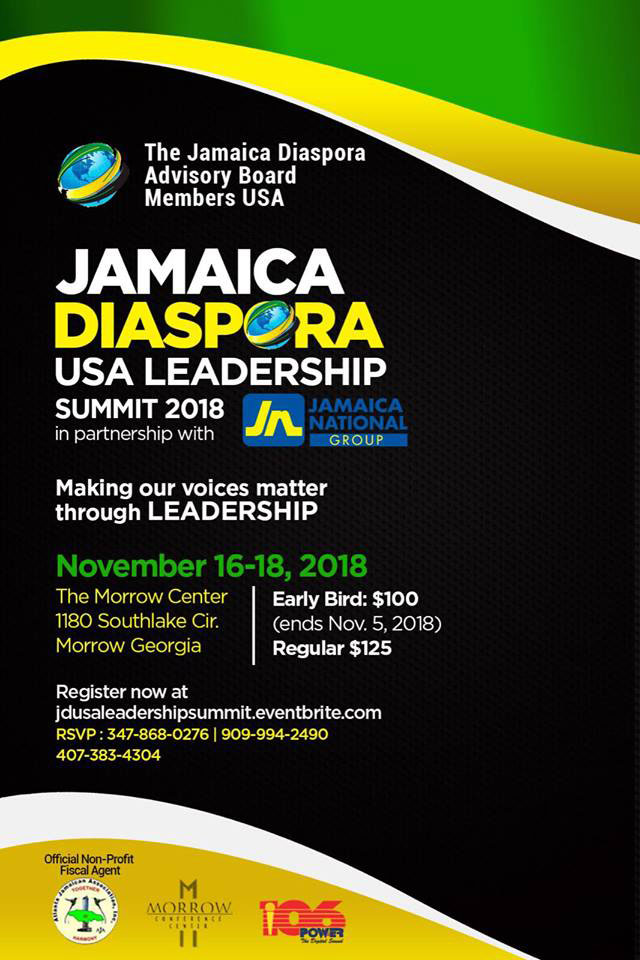Jamaica Diaspora USA Leadership Summit 2018