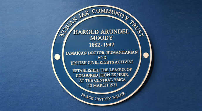 blue heritage plaque