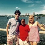 New York City, 2015. Dymar took his first plane trip and stayed with Tiffan and me in the Lincoln Square neighborhood of Manhattan.