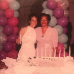 Candle lighting ceremony at Nicole’s bat mitzvah, June 1997.